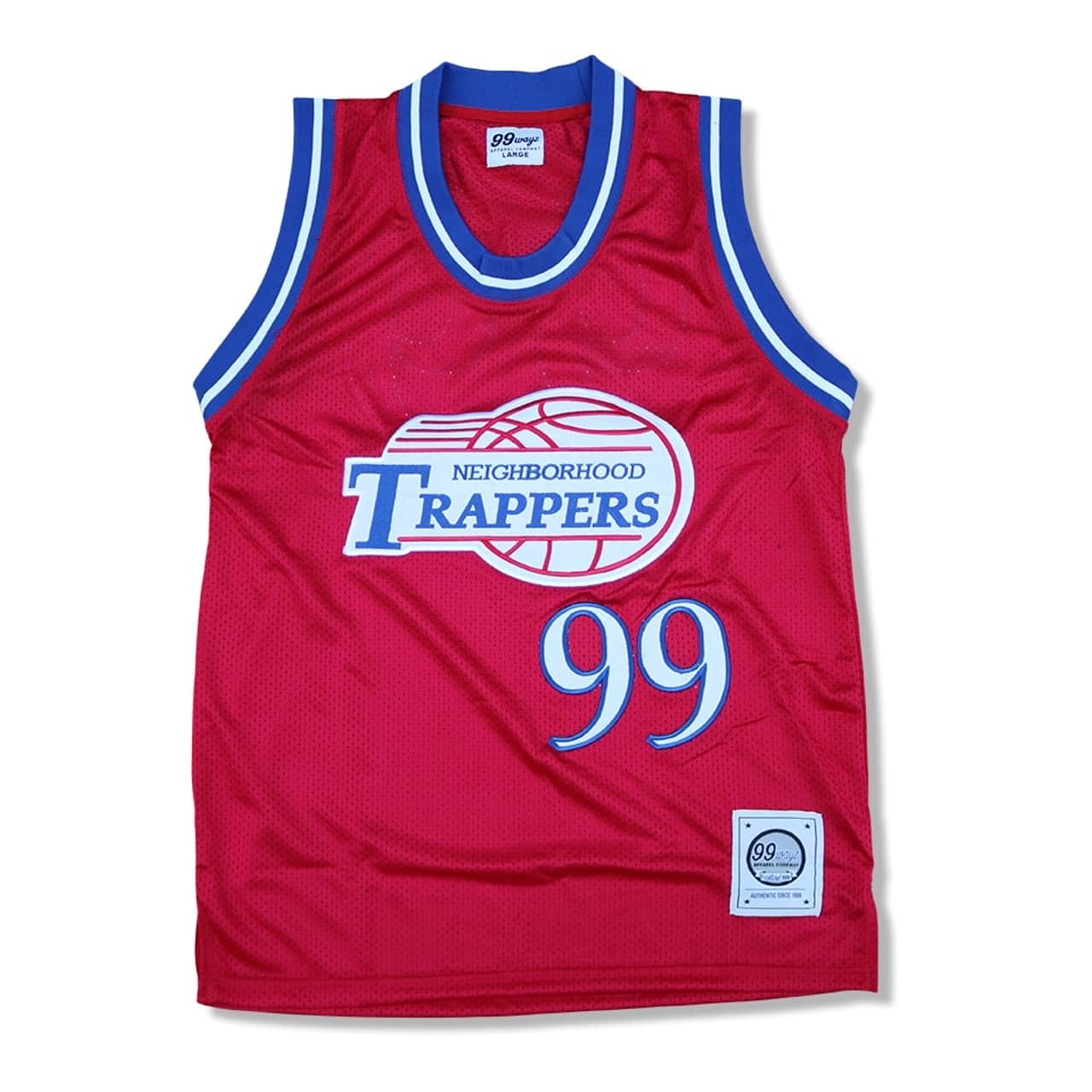 Neighborhood Trappers Basketball Jersey Red - 99 Wayz Apparel Company
