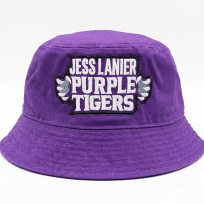Jess Lanier Purple Tigers Bucket Hat
