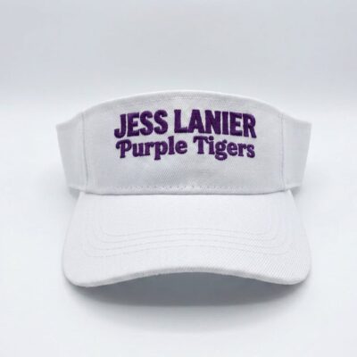 Jess Lanier Purple Tigers Sun Visor